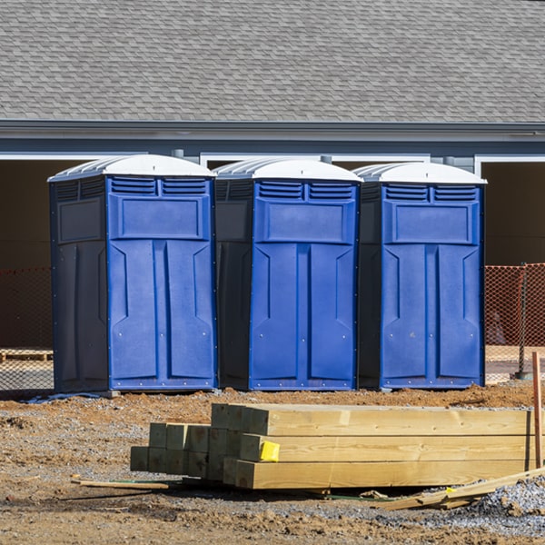 is there a specific order in which to place multiple porta potties in Garfield Heights OH